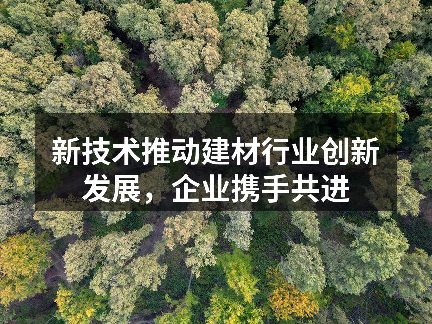 新技术推动建材行业创新发展，企业携手共进